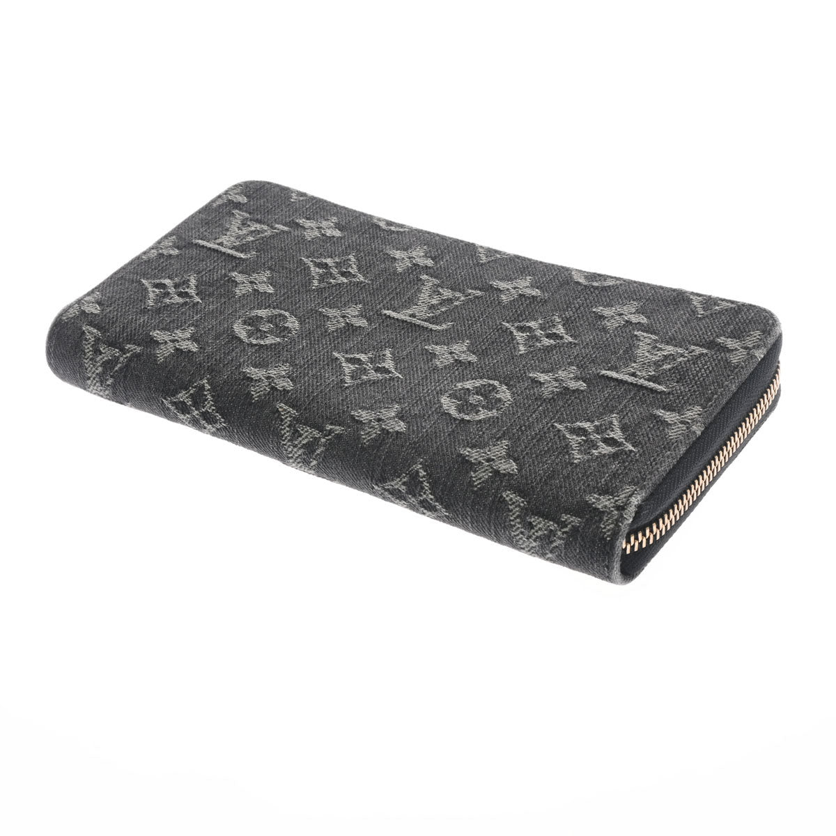 Louis Vuitton Monogram Denim Zippy Wallet
