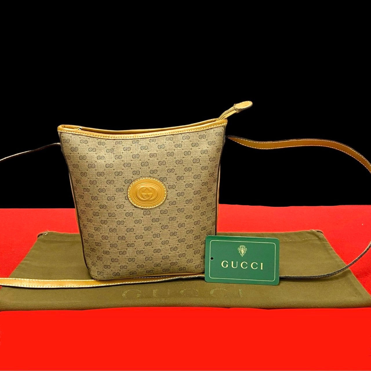 Gucci Micro GG Leather Shoulder Bag