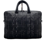 B V  - Atlas Intrecciato Leather Briefcase