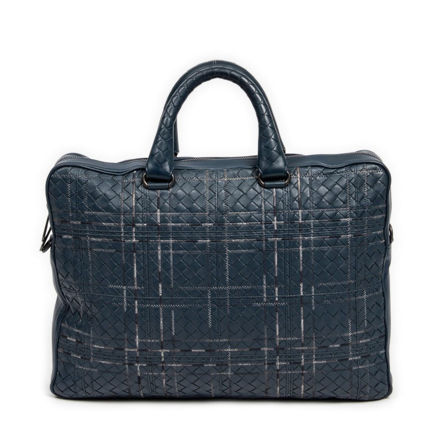 B V  - Atlas Intrecciato Leather Briefcase