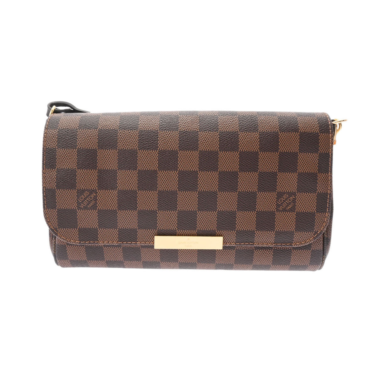 Louis Vuitton Damier Favorite MM Brown Shoulder Bag