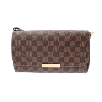 Louis Vuitton Damier Favorite MM Brown Shoulder Bag