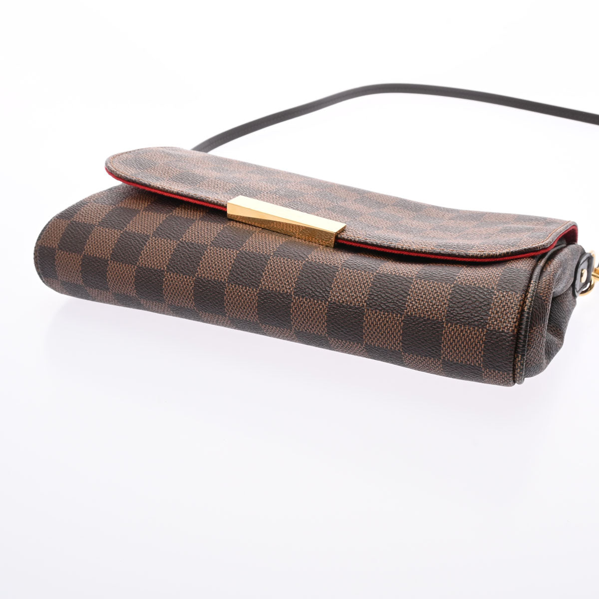 Louis Vuitton Damier Favorite MM Brown Shoulder Bag