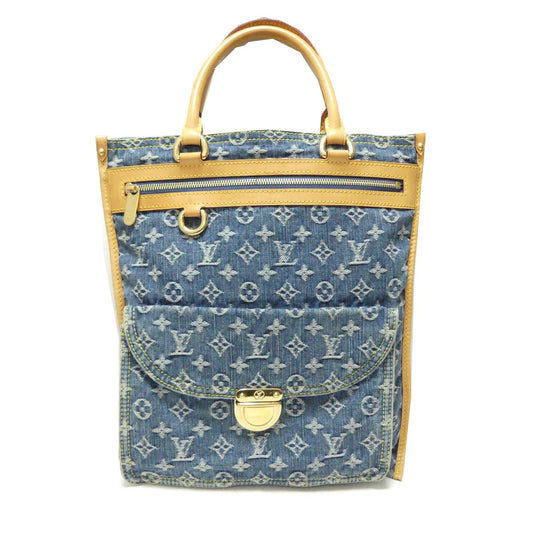 Louis Vuitton Monogram Denim Flat Shopper Handbag