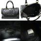 Chanel Bicolor Coco Mark 2way Leather Shoulder Hand Boston Bag