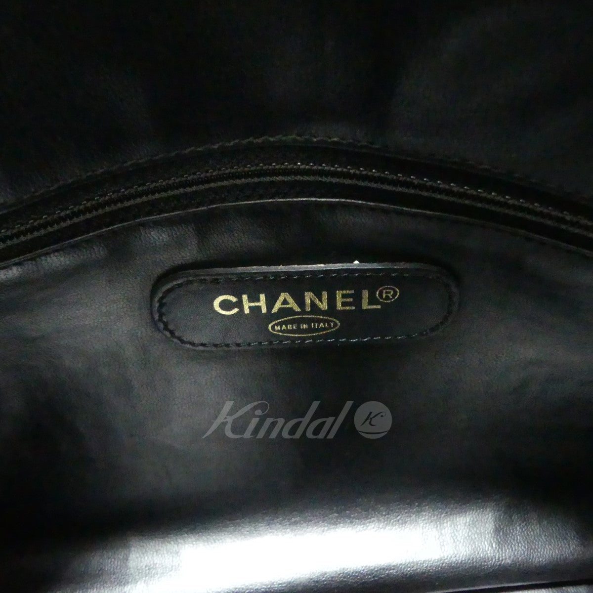 Chanel Bicolor Coco Mark 2way Leather Shoulder Hand Boston Bag