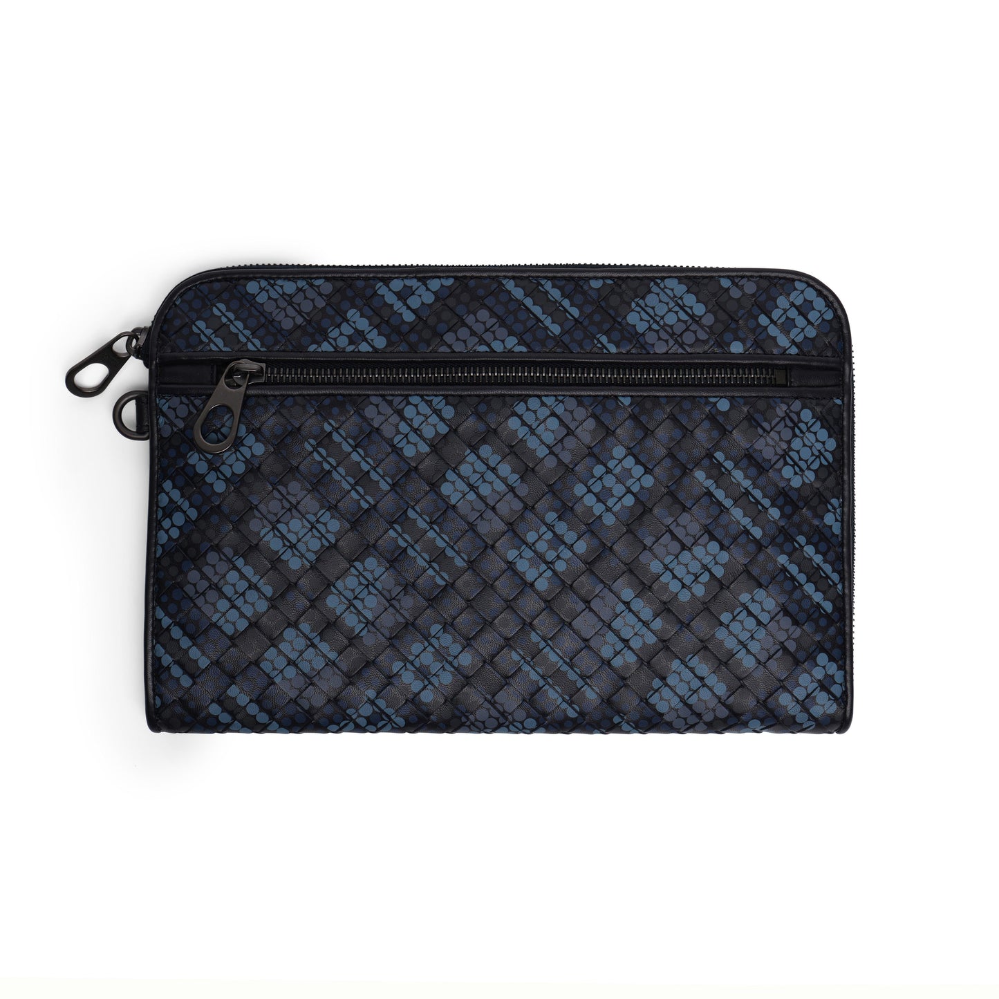 B V  - Intrecciato Polka Dot Document Case Wristlet