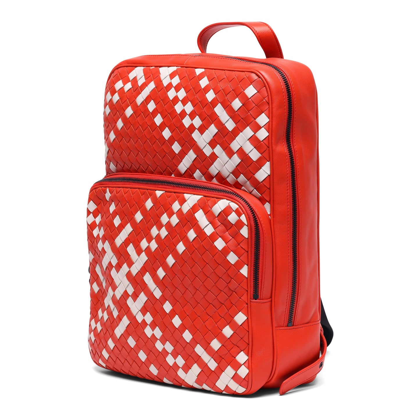 B V  - Intrecciato Woven Backpack
