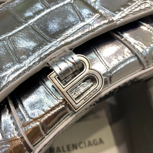 BLN-Ciaga Hourglass Mini Handbag In SliTLM -, For Women,  Bags 4.7in/12Amelia 6373721S4CY8110
