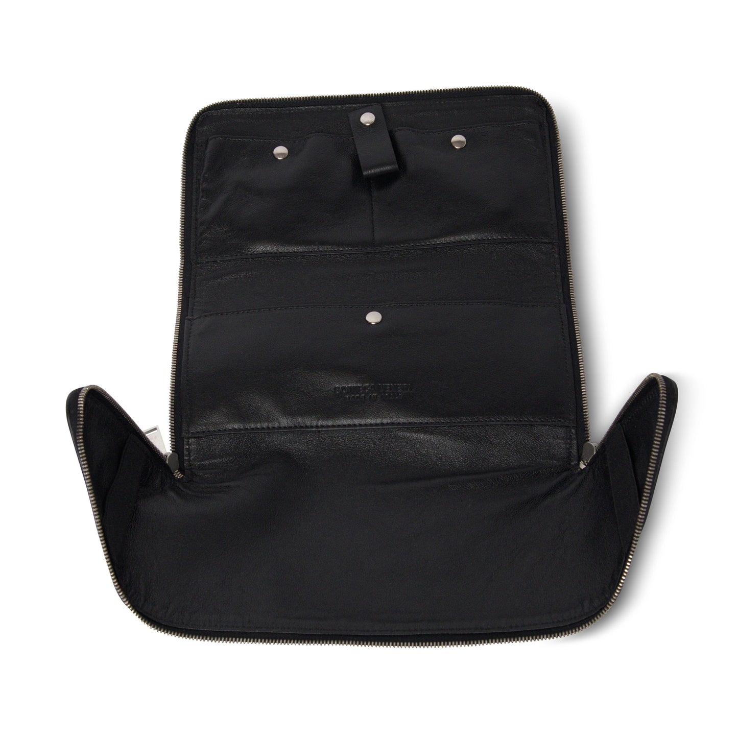 B V  - Leather Black Clutch