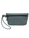 B V  - Leather Grey Clutch