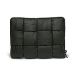B V  - Men's Leather Padded Maxi Intrecciato Laptop Case