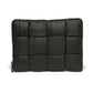 B V  - Men's Leather Padded Maxi Intrecciato Laptop Case