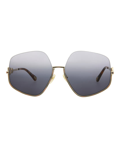 CHL - CC oe Square-Frame Metal Sunglasses