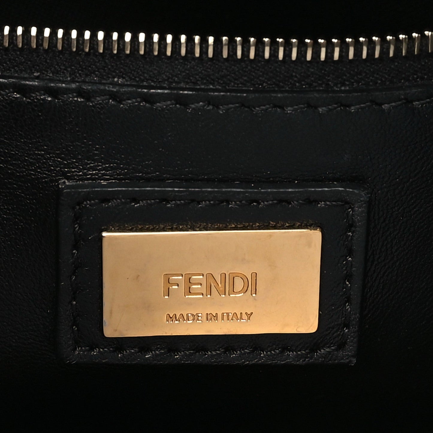 Amelia Nappa Mini Peekaboo Iconic Satchel Black