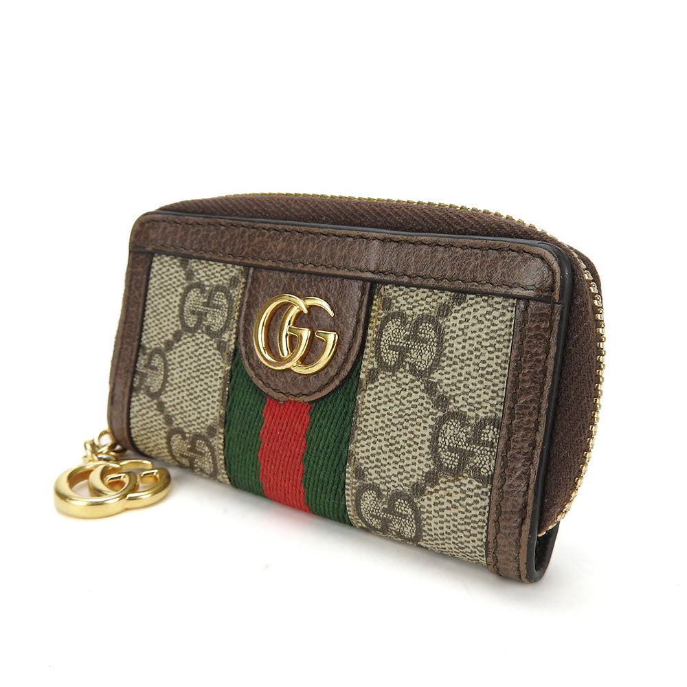 Gucci Ophidia GG Supreme Canvas Key Holder