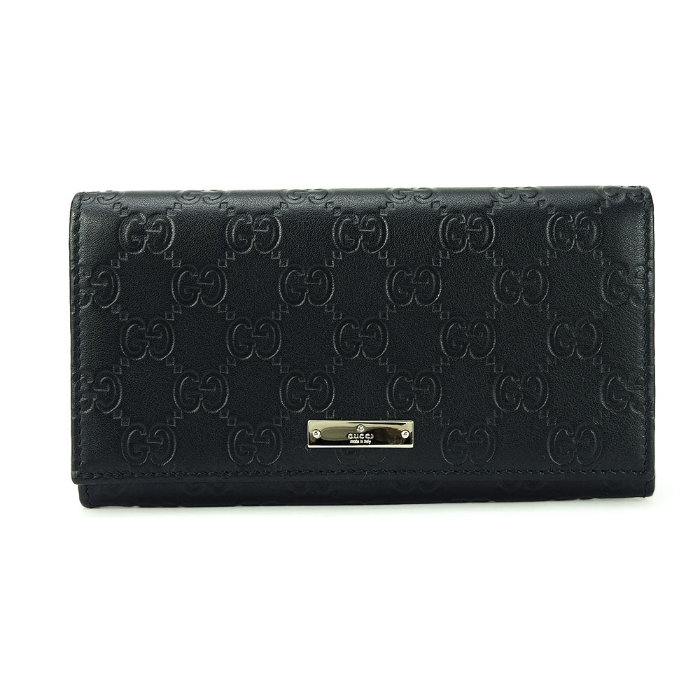 Gucci Guccissima Leather Long Wallet
