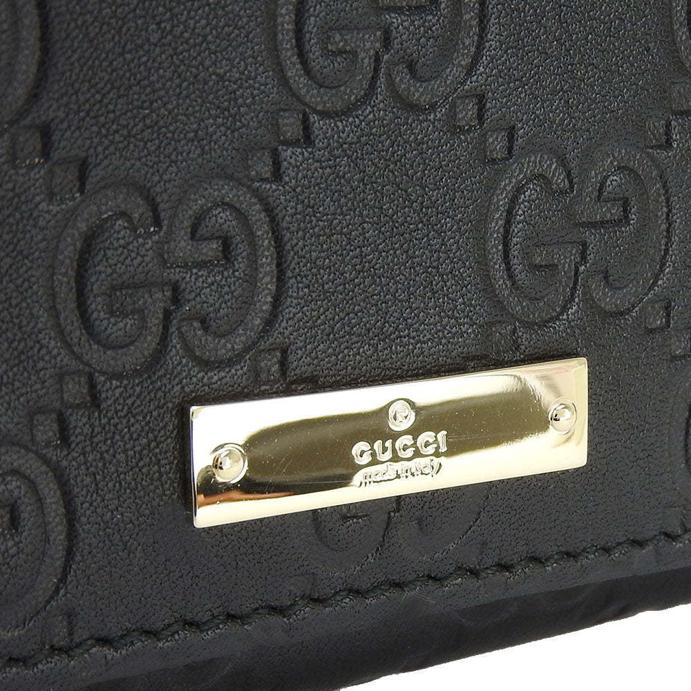 Gucci Guccissima Leather Long Wallet