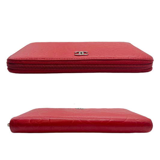 Chanel bag Red Camellia Wallet