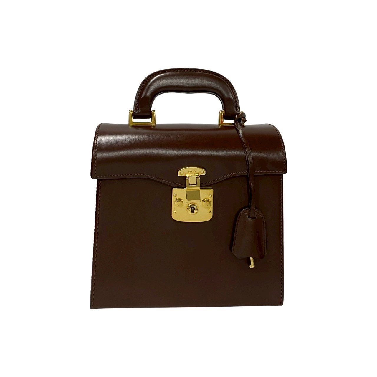 Gucci Lady Lock Leather Handbag
