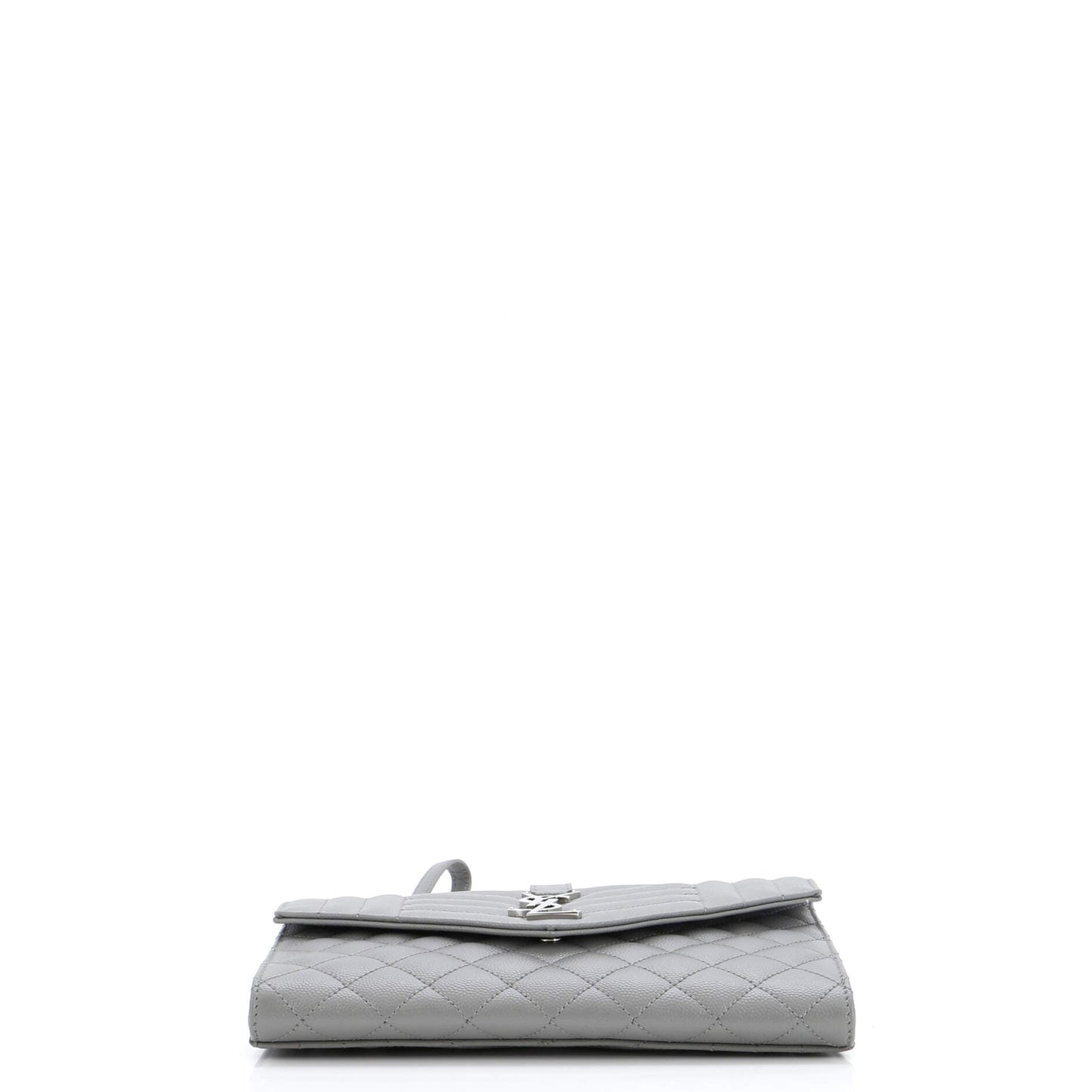 Classic Monogram Envelope Wristlet Clutch Mixed Matelasse Leather
