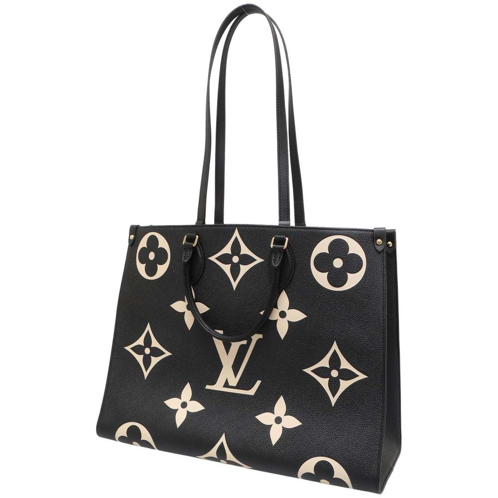 Louis Vuitton Tote Bag Monogram Emplant On The Go