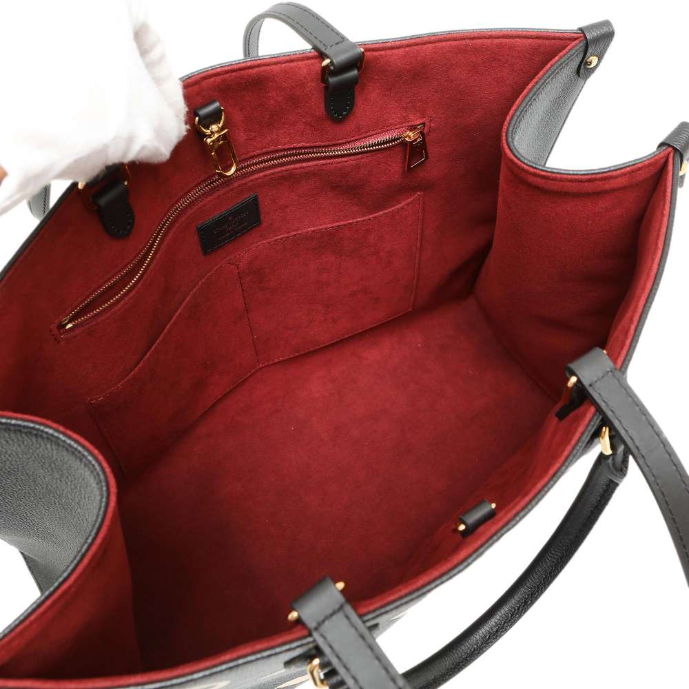 Louis Vuitton Tote Bag Monogram Emplant On The Go
