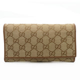Gucci GG Canvas Leather Bifold Wallet
