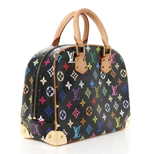 Louis Vuitton Monogram Multicolor Trouville Black