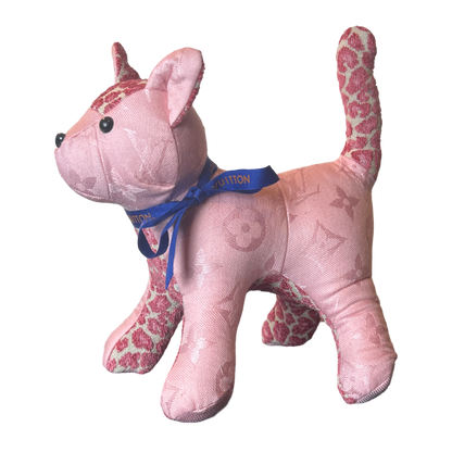 LV Monogram   Silk & Wool Scarf Charming Kitten