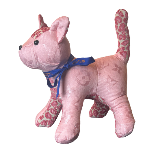 LV Monogram   Silk & Wool Scarf Charming Kitten