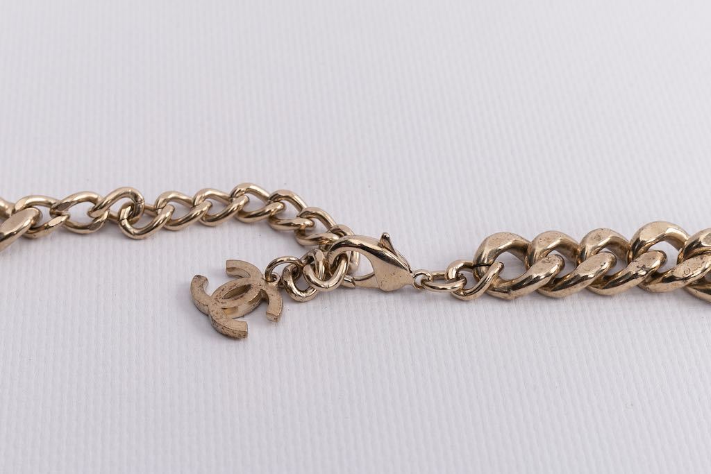 Collier gourmette Chanel Défilé