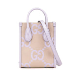 Gucci Jumbo GG Canvas Leather 2way Bag