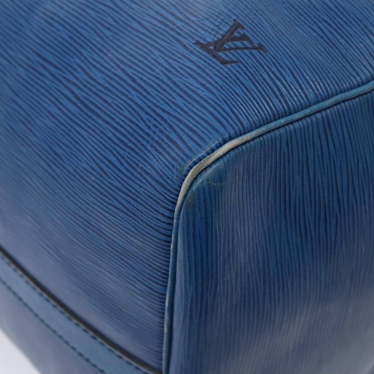 LOUIS VUITTON Epi Keepall 55 Boston Bag   Blue M42955 LV Auth 82152