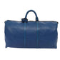 LOUIS VUITTON Epi Keepall 55 Boston Bag   Blue M42955 LV Auth 82152