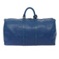 LOUIS VUITTON Epi Keepall 55 Boston Bag   Blue M42955 LV Auth 82152