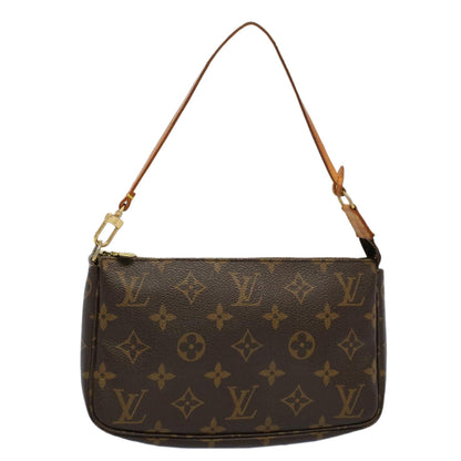 Louis Vuitton Pochette Accessoire  Canvas Clutch Bag