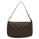 Louis Vuitton Pochette Accessoire  Canvas Clutch Bag