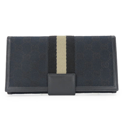 Gucci GG Canvas Bifold Wallet Black