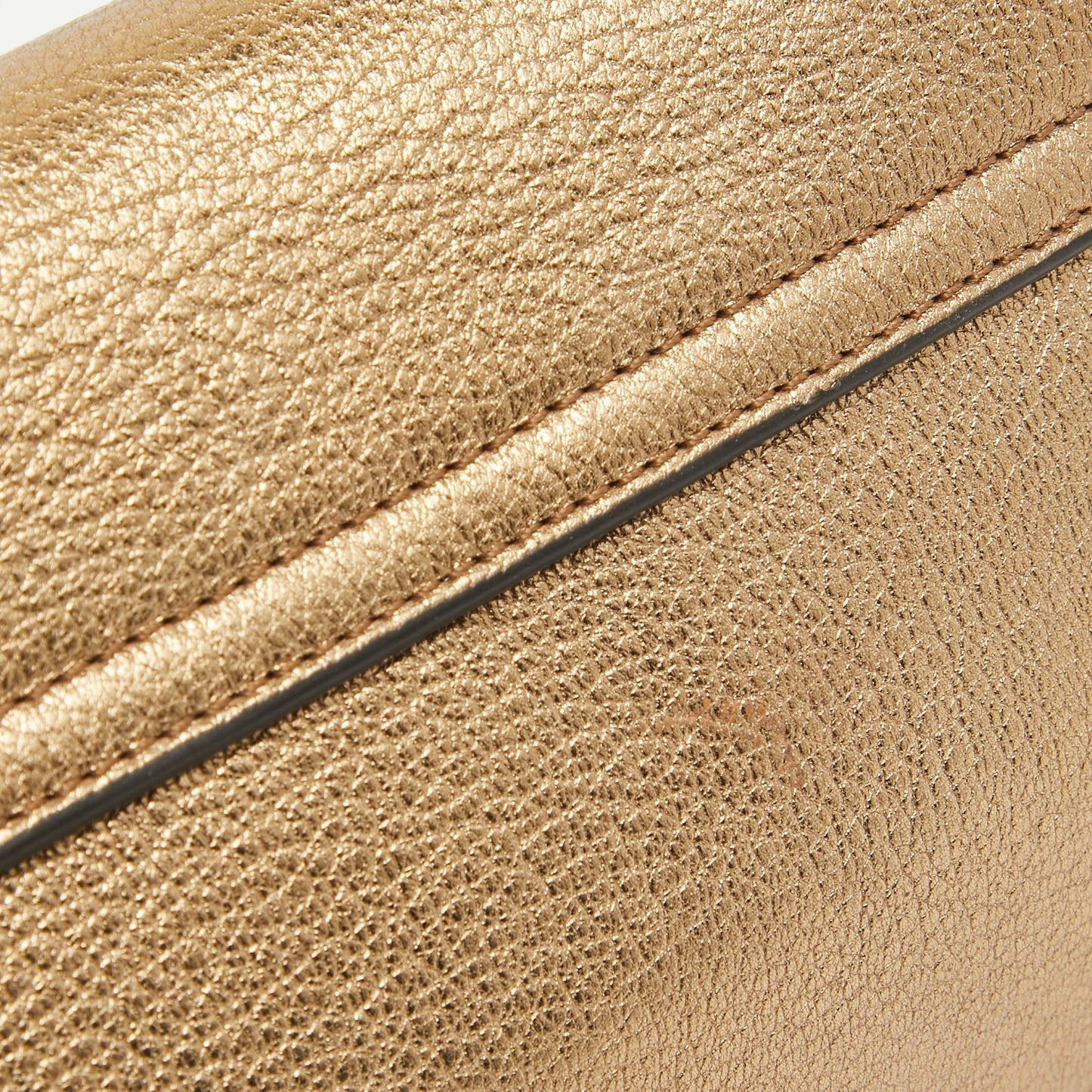 Chloe  Leather Drew Bijou Clutch