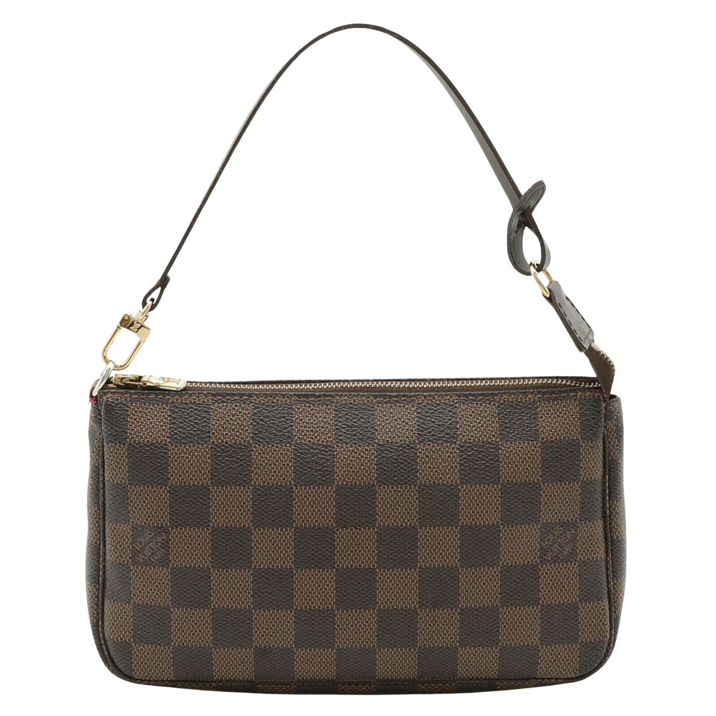 Louis Vuitton Pochette Accessoire  Canvas Clutch Bag