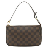 Louis Vuitton Pochette Accessoire  Canvas Clutch Bag