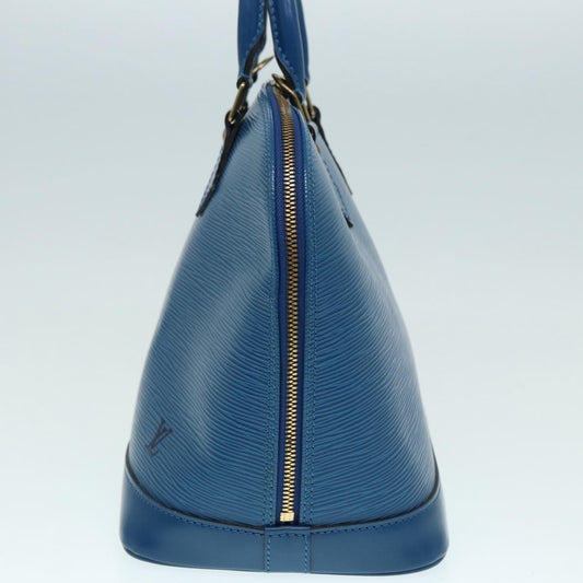 LOUIS VUITTON Epi Alma Hand Bag Toledo Blue M52145 LV Auth 82778