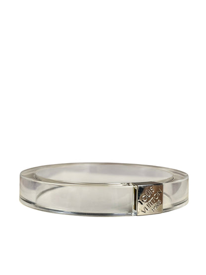 Louis Vuitton Transparent Night Clubber Cuff Bangle Bracelet