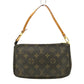 Louis Vuitton Pochette Accessoire  Canvas Clutch Bag