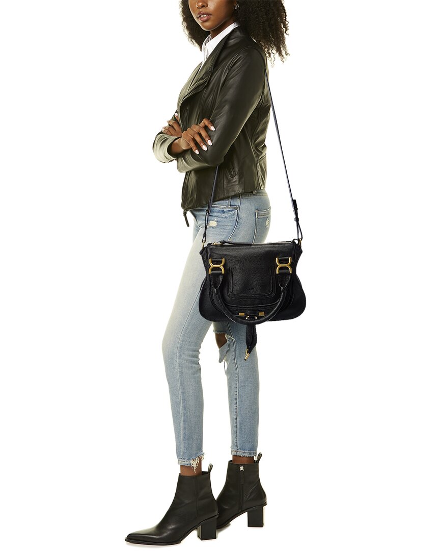 CHL - CC o? Marcie Small Leather Saddle Bag
