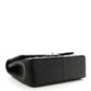 Amelia Lambskin Quilted Jumbo Double Flap Black