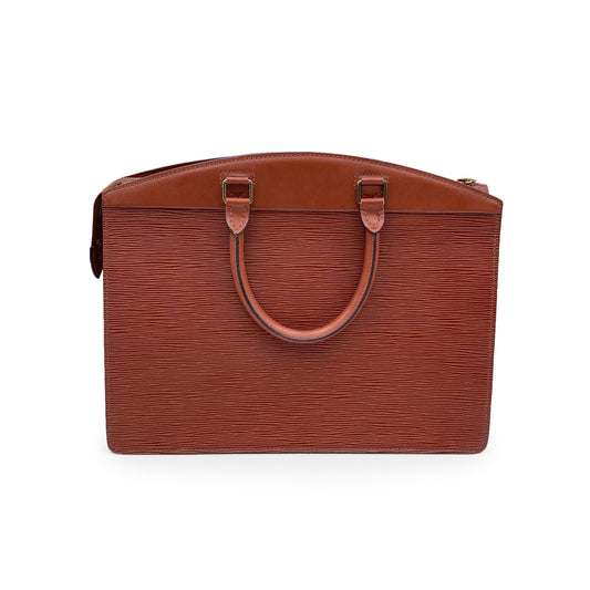 LOUIS VUITTON  tan Epi Leather Riviera Satchel Handbag