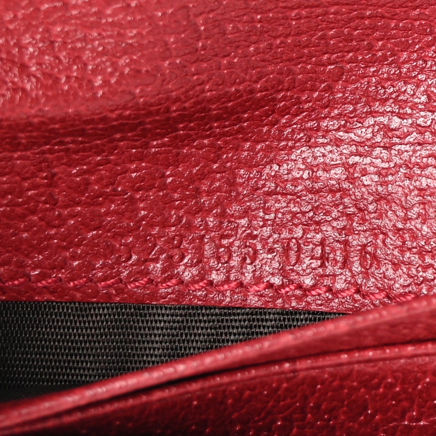 Amelia GG Supreme Monogram Flora Web Ophidia Card Case Red