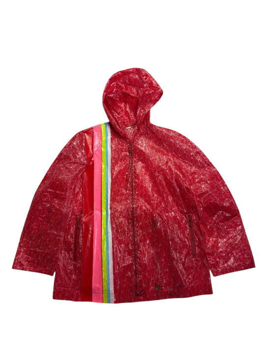 Fendi PVC Multicolor Zip-Up Jacket